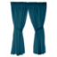 Picture of Café Curtains - Teal -  220cm x 120cm
