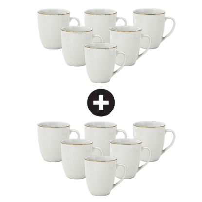 Picture of (VC10+VC10) (12) Victoria Coffee Mugs - 354ml