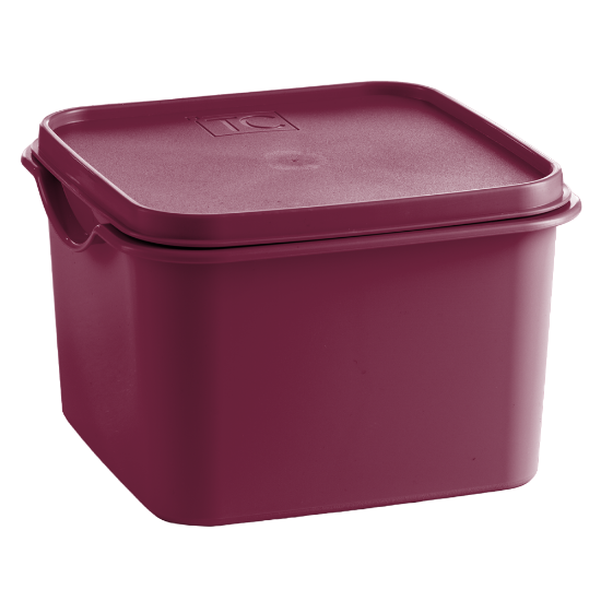 Picture of Square Food Storage 3Lt  - Cherry